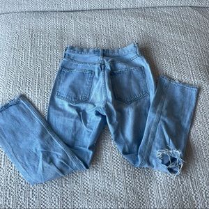 Agolde Riley high rise crop